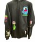 中古・古着 X-LARGE (エクストララージ) TIM COMIX CHENILLE EMBROIDERED HOODED SWEAT ブラック サイズ:L：6000円