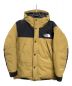 THE NORTH FACE（ザ ノース フェイス）の古着「マウンテンダウンジャケット」｜ブラウン×ブラック