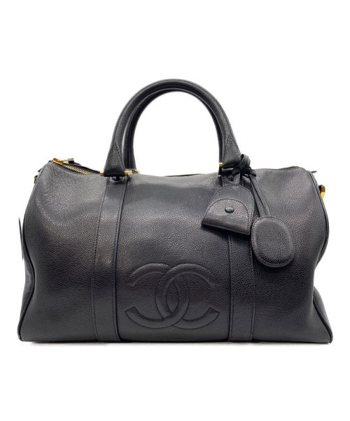 中古・古着通販】CHANEL (シャネル) ボストンバッグ ブラック