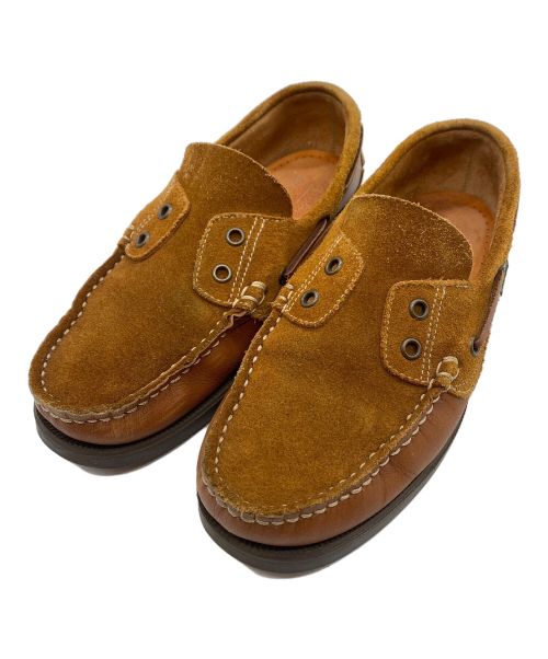 PARABOOT（パラブーツ）PARABOOT (パラブーツ) BEAMS BOY (ビームスボーイ) BARTH デッキシューズ ブラウン サイズ:UK 4の古着・服飾アイテム