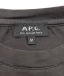 中古・古着 A.P.C. (アーペーセー) EDIFICE (エディフィス) オーバーサイズロゴプリントTシャツ ブラック サイズ:M：6000円