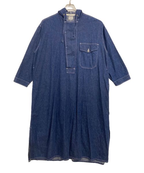 orSlow（オアスロウ）orSlow (オアスロウ) BEAMS BOY (ビームスボーイ) DENIM PULLOVER ONE PIECE インディゴ サイズ:FREEの古着・服飾アイテム