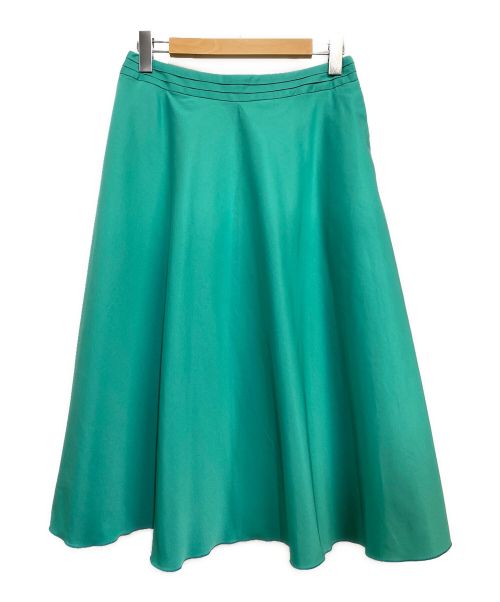 AMACA（アマカ）AMACA (アマカ) グログランサーキュラースカート グリーン サイズ:SIZE40（11号） 未使用品の古着・服飾アイテム