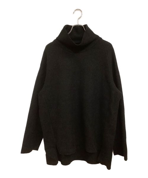 VOAAOV（ヴォアーブ）VOAAOV (ヴォアーブ) wool ring high neck sweater ブラック サイズ:SIZE 1の古着・服飾アイテム