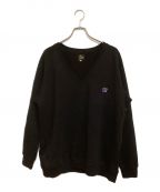 Needlesニードルズ）の古着「L/S V NECK SWEAT」｜ブラック