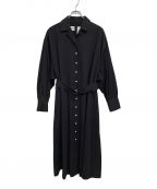 foufouフーフー）の古着「THE DRESS #33 atelier cotton one piece」｜ブラック