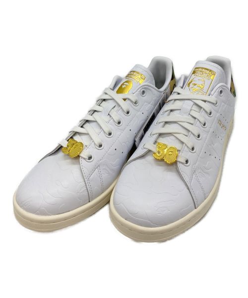 adidas Originals（アディダスオリジナル）adidas Originals (アディダスオリジナル) A BATHING APE (アベイシングエイプ) STAN SMITH Bape 30thアニバーサリーホワイト サイズ:SIZE 27.5 未使用品の古着・服飾アイテム