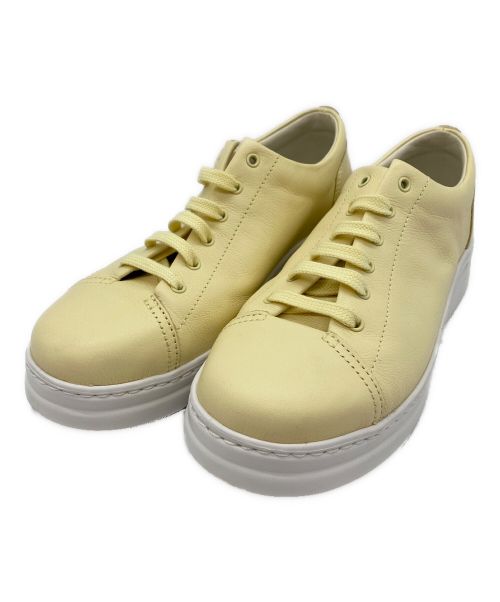 CAMPER（カンペール）CAMPER (カンペール) Runner Up イエロー×ホワイト サイズ:SIZE 38の古着・服飾アイテム