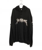 VETEMEMESヴェトミームス）の古着「Death Metal Hoodie」｜ブラック