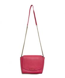 FURLA（フルラ）の古着「チェーンショルダーバッグ」｜ショッキングピンク