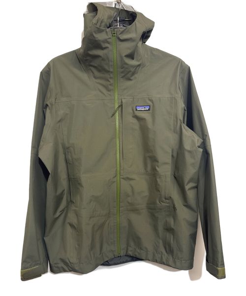 Patagonia（パタゴニア）Patagonia (パタゴニア) Boulder Fork Rain Jacket オリーブ サイズ:SIZE Lの古着・服飾アイテム