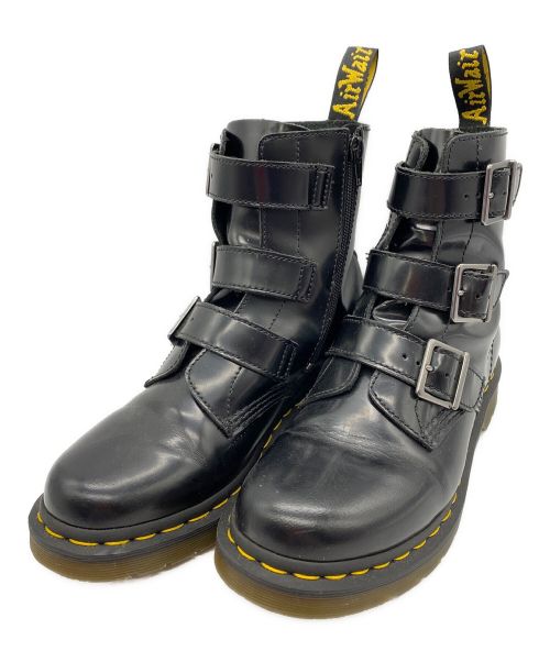 Dr.Martens（ドクターマーチン）Dr.Martens (ドクターマーチン) BLAKE ベルトブーツ ブラック サイズ:SIZE UK6の古着・服飾アイテム