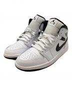 NIKEナイキ）の古着「AIR JORDAN 1 MID」｜ブラック×ホワイト