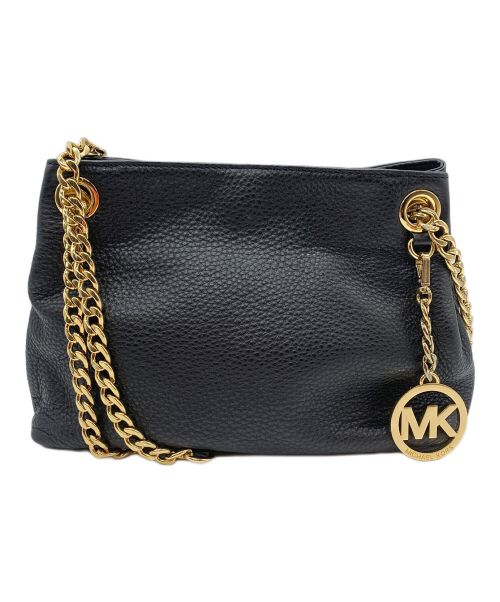 MICHAEL KORS（マイケルコース）MICHAEL KORS (マイケルコース) チェーンショルダーバッグ ブラックの古着・服飾アイテム