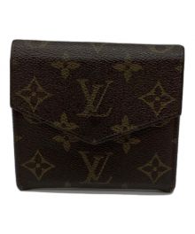 LOUIS VUITTON（ルイ ヴィトン）の古着「3つ折り財布」｜ブラウン