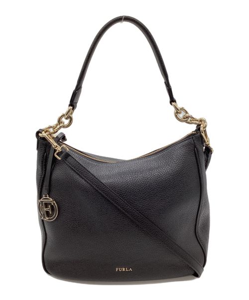 FURLA（フルラ）FURLA (フルラ) 2wayショルダーバッグ ブラックの古着・服飾アイテム