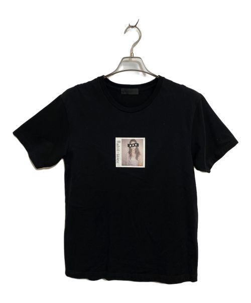 GOD SELECTION XXX（ゴッドセレクショントリプルエックス）GOD SELECTION XXX (ゴッドセレクショントリプルエックス) プリントTシャツ ブラック サイズ:Sの古着・服飾アイテム