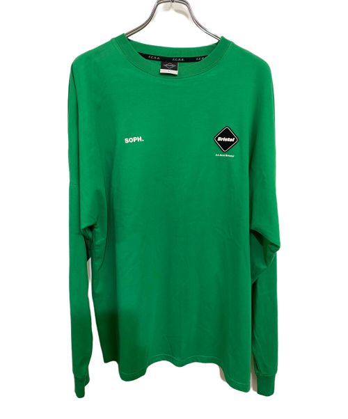 Bristol（ブリストル）BRISTOL (ブリストル) L/S BIG LOGO TEAM BAGGY TEE グリーン サイズ:Lの古着・服飾アイテム