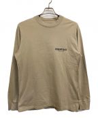 FOG ESSENTIALSフィアオブゴッド エッセンシャル）の古着「ONE POINT LOGO LS TEE」｜ベージュ