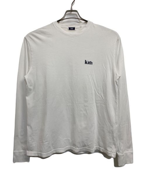 KITH（キス）KITH (キス) LS Serif T Shirt ホワイト サイズ:US Sの古着・服飾アイテム