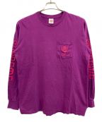 SUPREME×South2 West8シュプリーム×サウスツー ウエストエイト）の古着「L/S Pocket Tee」｜パープル