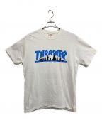 SUPREME×THRASHERシュプリーム×スラッシャー）の古着「Sky line Tee」｜ホワイト×ブルー