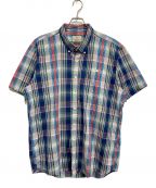 Barbourバブアー）の古着「HAROLD MADRAS SHIRT S/S」｜ネイビー系マルチ