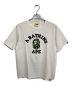 A BATHING APE（アベイシングエイプ）の古着「ABC CAMO COLLEGE TEE」｜グリーンカモ×ホワイト