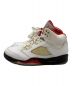 NIKE (ナイキ) AIR JORDAN 5 RETRO ホワイト×レッド サイズ:26.5：11000円