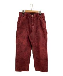 X-LARGE（エクストララージ）の古着「OVERDYED WORK PANTS」｜レッド