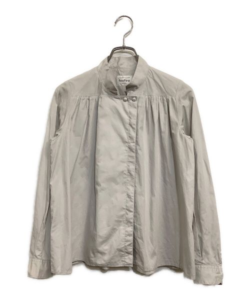 foufou（フーフー）foufou (フーフー) the musium uniform shirts グレー サイズ:SIZE 1の古着・服飾アイテム