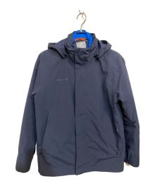 MAMMUT（マムート）の古着「Trovat 3 in 1 HS Hooded Jacket」｜ネイビー ライナー:ブルー