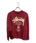 stussy（ステューシー）の古着「WORLD TOUR スウェットシャツ」｜レッド