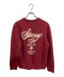 stussy (ステューシー) WORLD TOUR スウェットシャツ レッド サイズ:S：8000円