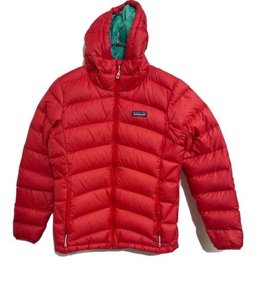 Patagonia（パタゴニア）Patagonia (パタゴニア) ダウンセーターフーディ レッド サイズ:Ｓの古着・服飾アイテム