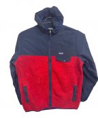 Patagoniaパタゴニア）の古着「SYNCHILLA SNAP-T HOODY」｜ネイビー×レッド