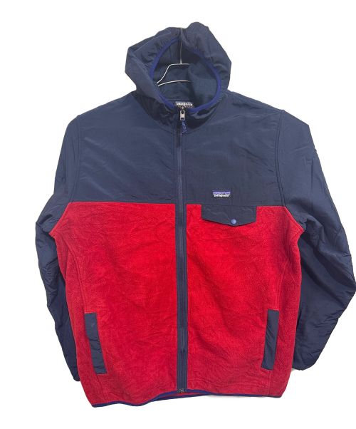 Patagonia（パタゴニア）Patagonia (パタゴニア) SYNCHILLA SNAP-T HOODY ネイビー×レッド サイズ:SIZE XLの古着・服飾アイテム