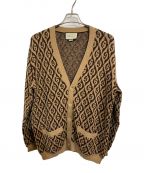 GUCCIグッチ）の古着「G RAMBUS WOOL CARDIGAN」｜ブラウン