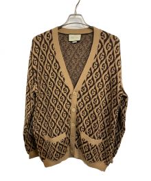 GUCCI（グッチ）の古着「G RAMBUS WOOL CARDIGAN」｜ブラウン