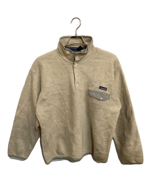 Patagonia（パタゴニア）Patagonia (パタゴニア) 00's シンチラスナップTプルオーバー ベージュ サイズ:US Lの古着・服飾アイテム