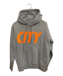 WIND AND SEA×CITY SHOP（ウィンド アンド シー×シティーショップ）の古着「CITY SHOP SWEAT PARKA」｜グレー