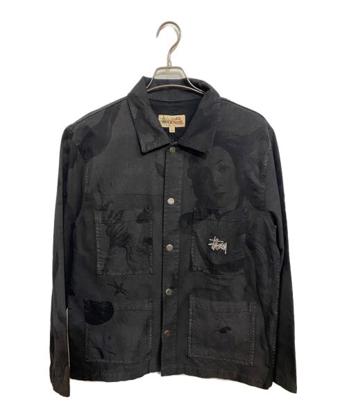 stussy（ステューシー）stussy (ステューシー) Venus Chore Jacket ブラック サイズ:Lの古着・服飾アイテム