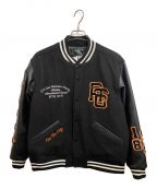 FTCエフティーシー）の古着「SF VARSITY JACKET」｜ブラック