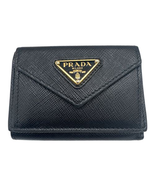 PRADA（プラダ）PRADA (プラダ) 長財布 ブラック 未使用品の古着・服飾アイテム