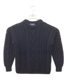 GUERNSEY WOOLLENS×SHIPS（ガンジーウーレンズ×シップス）の古着「クルーネックニット 別注」｜ネイビー