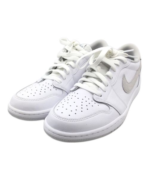 NIKE（ナイキ）NIKE (ナイキ) AIRJORDAN 1 LOW OG ホワイト サイズ:28の古着・服飾アイテム