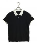 MONCLERモンクレール）の古着「MAGLIA POLO MANICA CORTA」｜ブラック