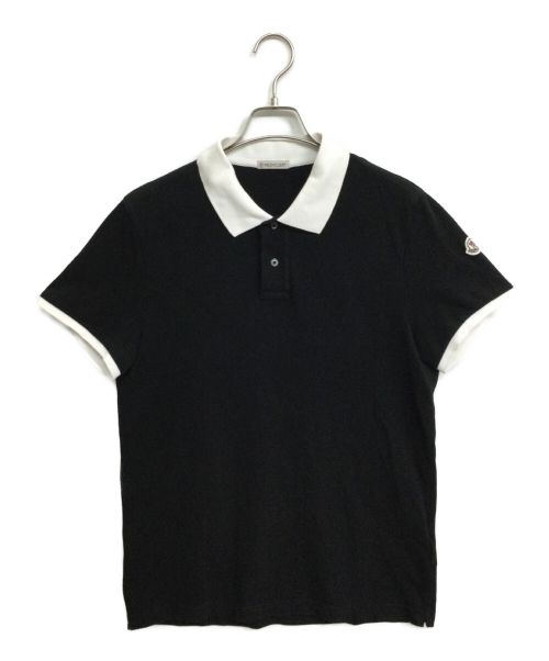 MONCLER（モンクレール）MONCLER (モンクレール) MAGLIA POLO MANICA CORTA ブラック サイズ:Mの古着・服飾アイテム