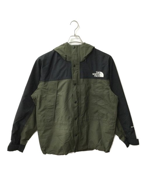 THE NORTH FACE（ザ ノース フェイス）THE NORTH FACE (ザ ノース フェイス) マウンテンライトジャケット ザ ノース フェイス オリーブ×ブラック サイズ:XLの古着・服飾アイテム