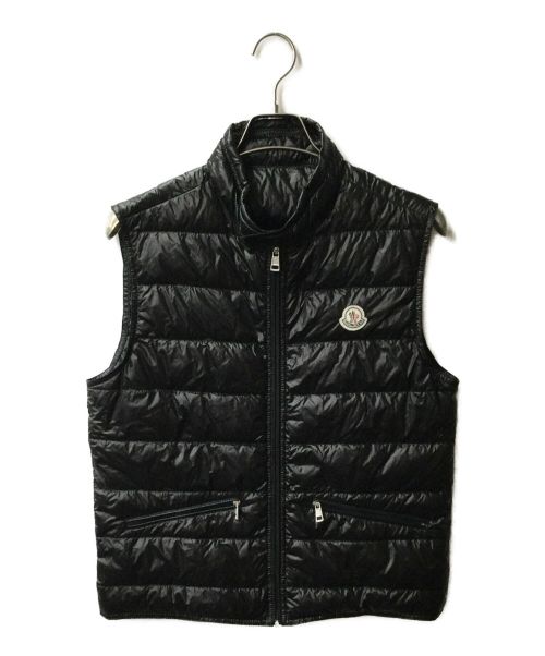 MONCLER（モンクレール）MONCLER (モンクレール) ダウンベスト モンクレール ブラック サイズ:2の古着・服飾アイテム